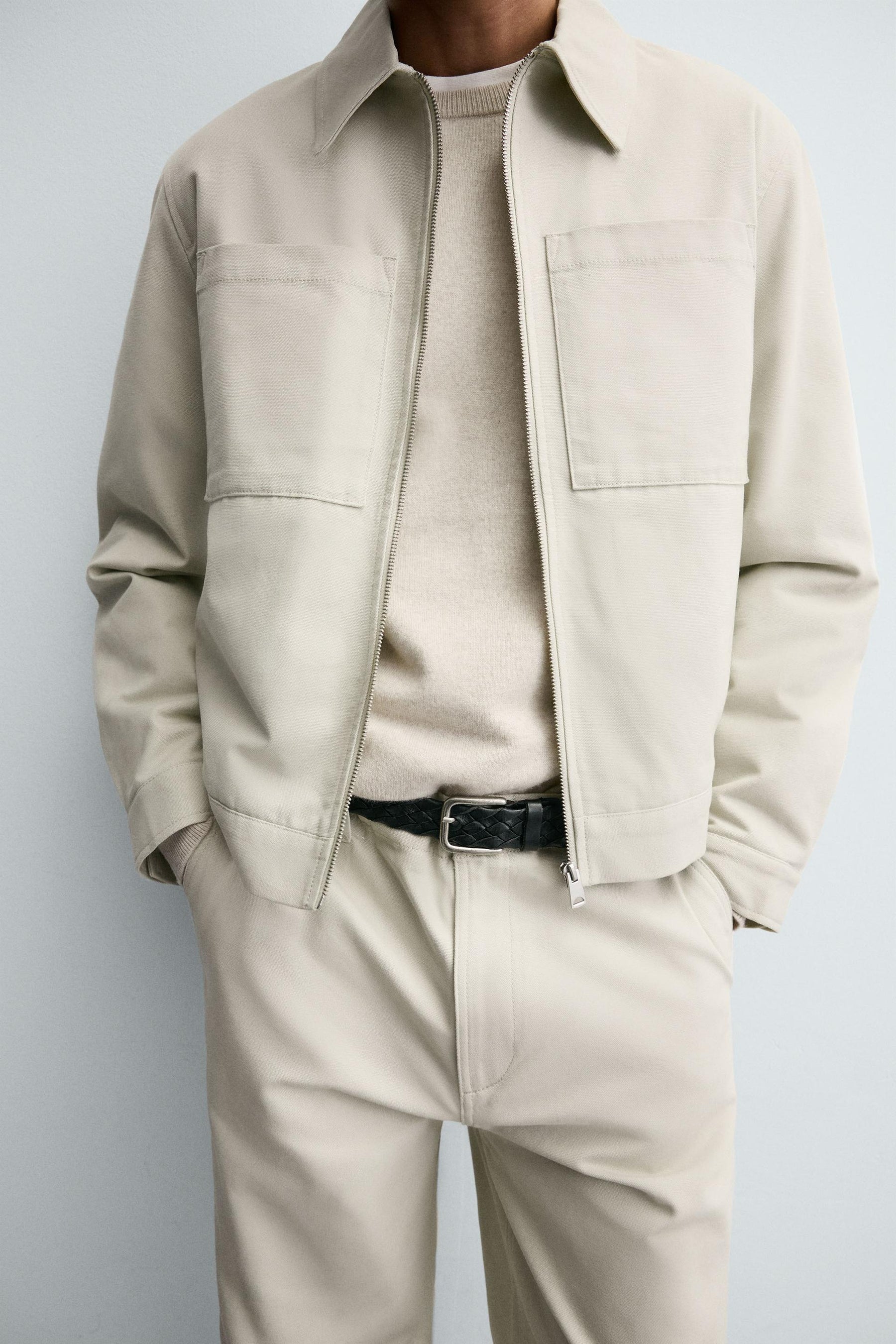 QUILTED OVERSHIRT WITH POCKETS - Image 7