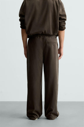 RELAXED FIT FLOWING TROUSERS - Image 3