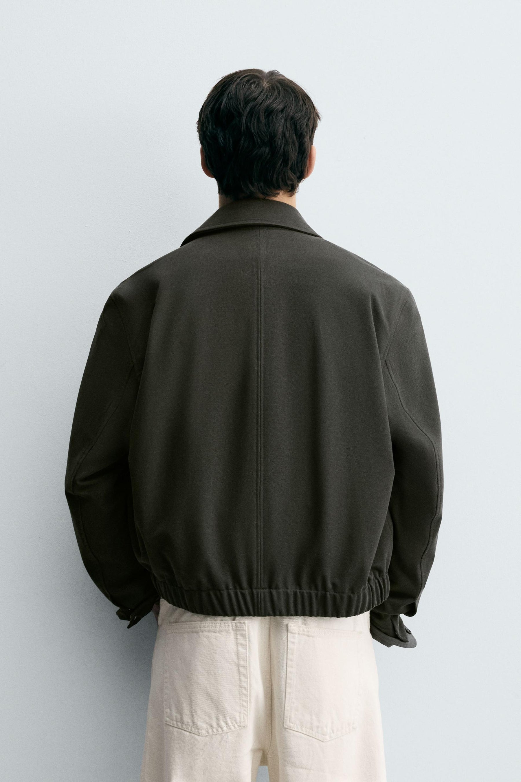 TEXTURED TWILL JACKET - Image 3