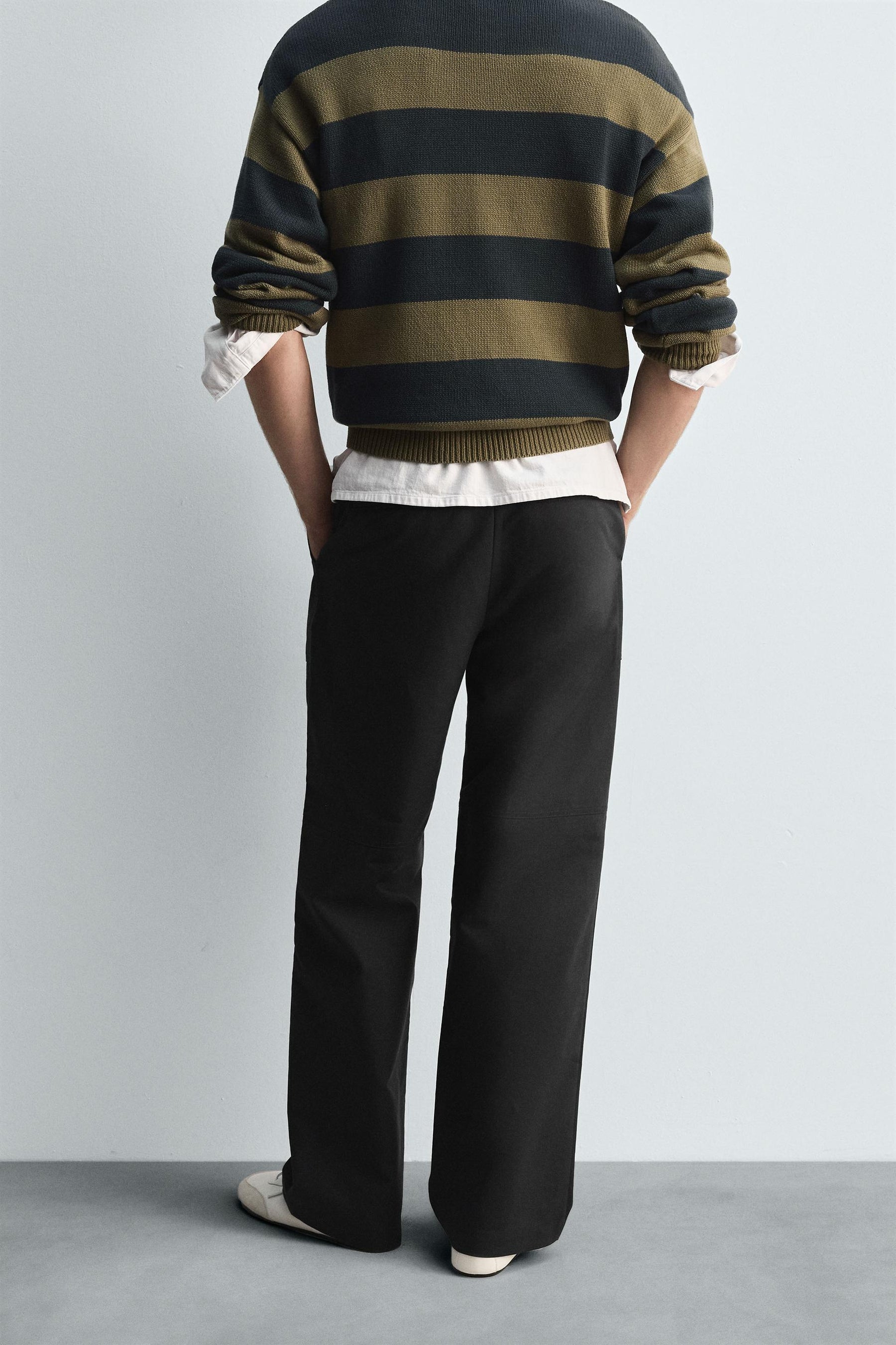 REGULAR FIT TROUSERS WITH POCKETS - Image 3