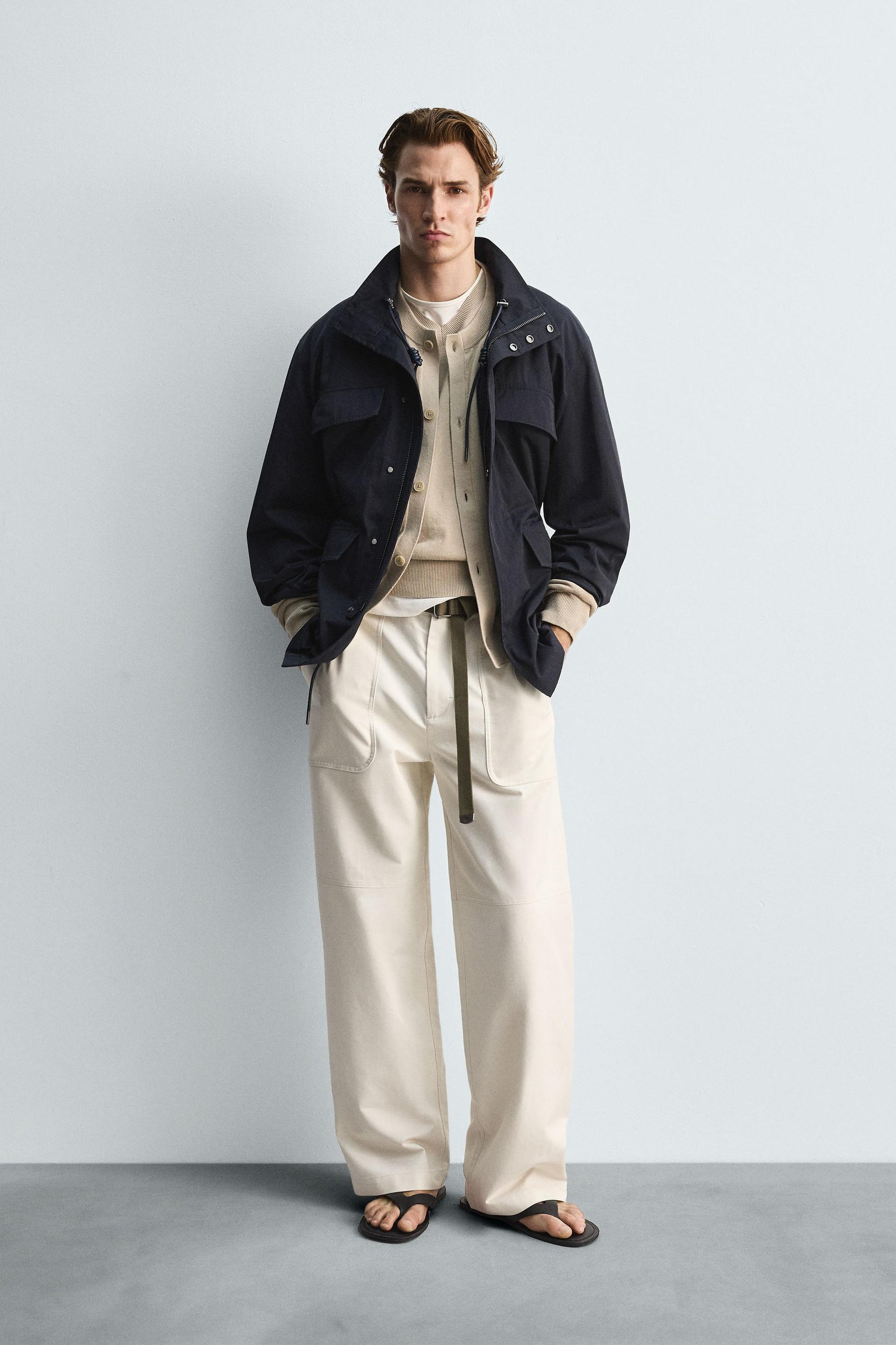 TECHNICAL PARKA WITH POCKETS - Image 1