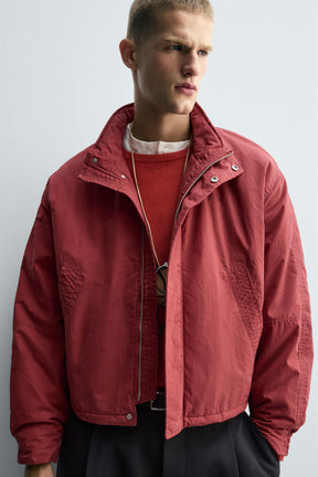 WAXED FINISH QUILTED JACKET - Image 5