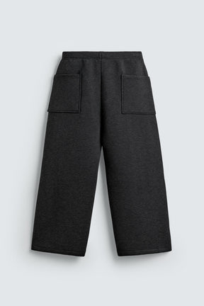 Wide Neoprene Trousers