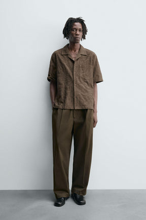 FLORAL JACQUARD SHIRT - Image 1