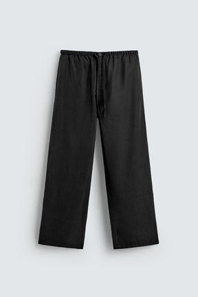 FLOWING RELAXED FIT TROUSERS - Image 6