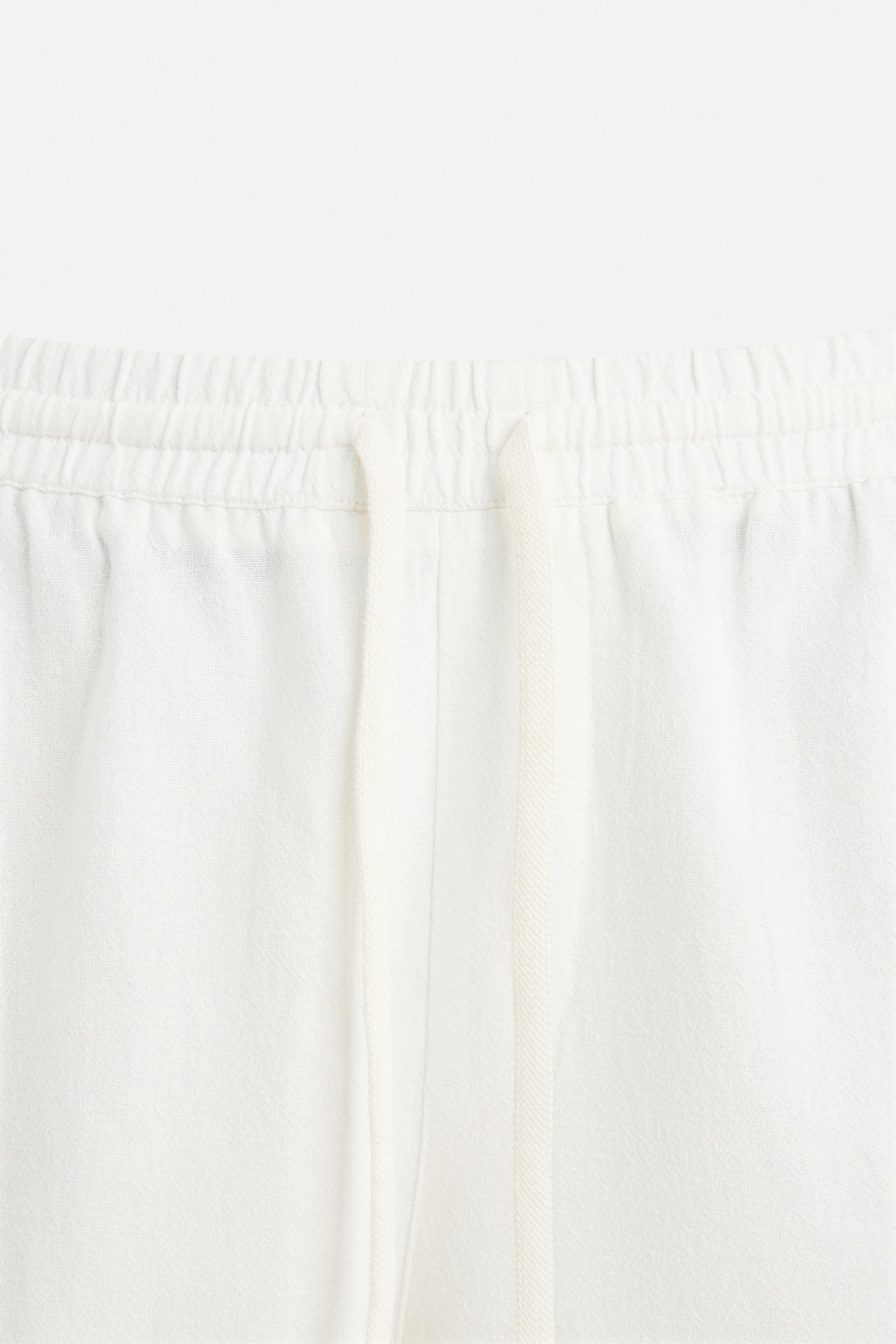 LINEN - VISCOSE BERMUDA SHORTS - Image 8