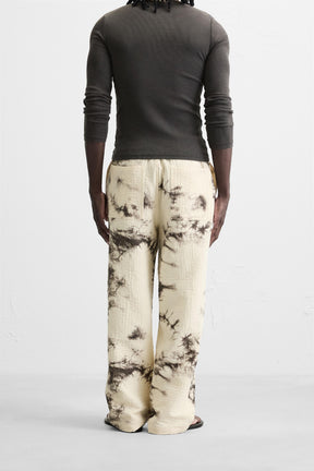 TIE DYE PRINTED TEXTURED TROUSERS - Image 3