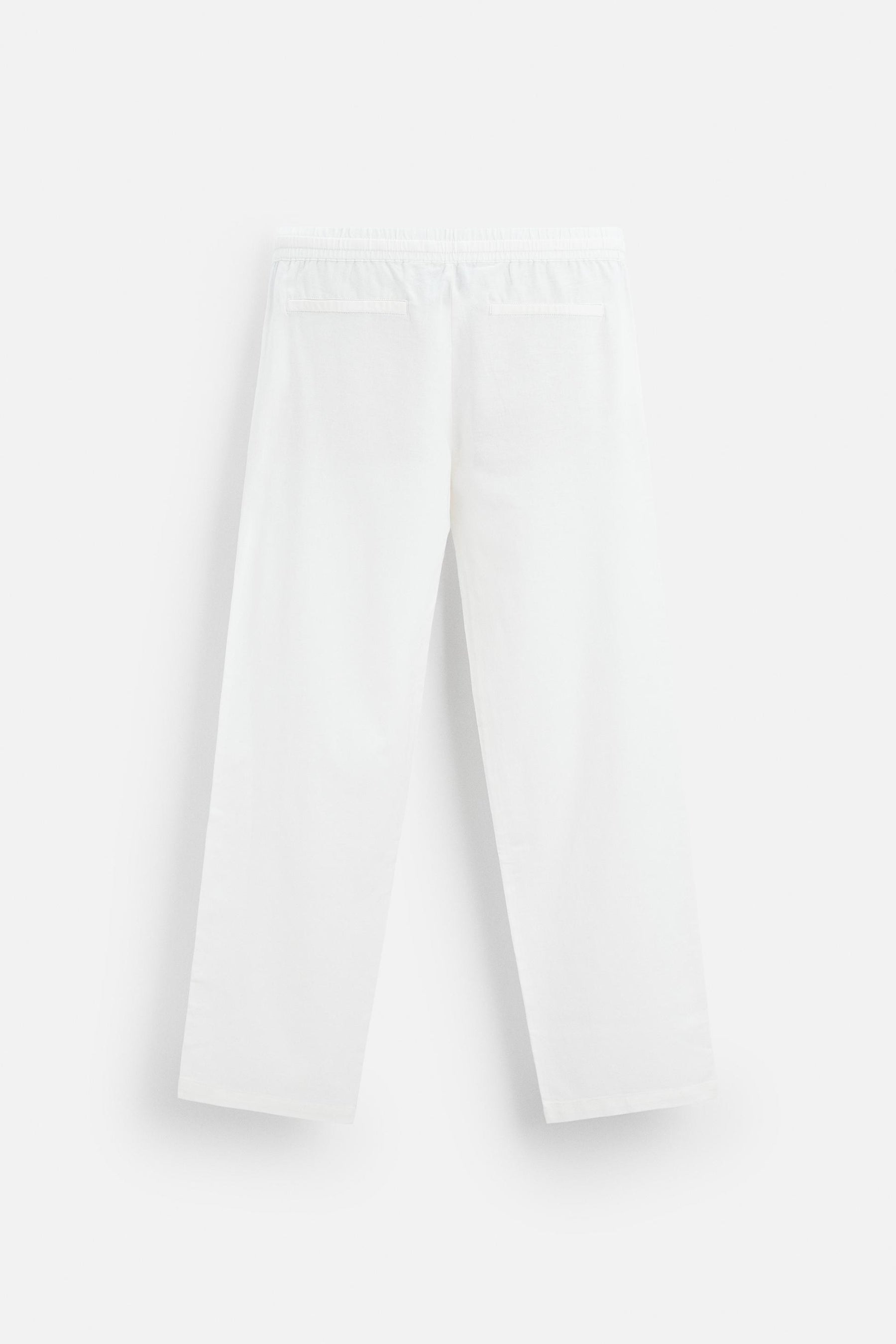 COTTON-LINEN RELAXED FIT TROUSERS - Image 7