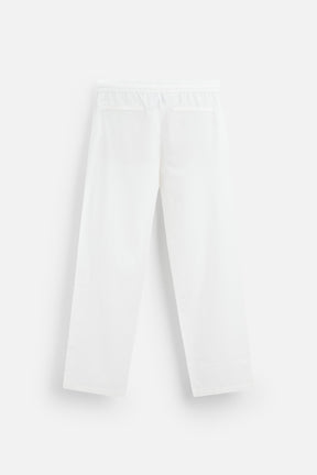 COTTON-LINEN RELAXED FIT TROUSERS - Image 7