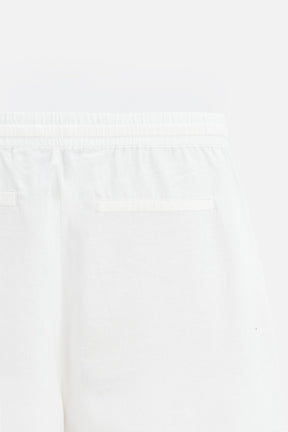 COTTON-LINEN RELAXED FIT TROUSERS - Image 9