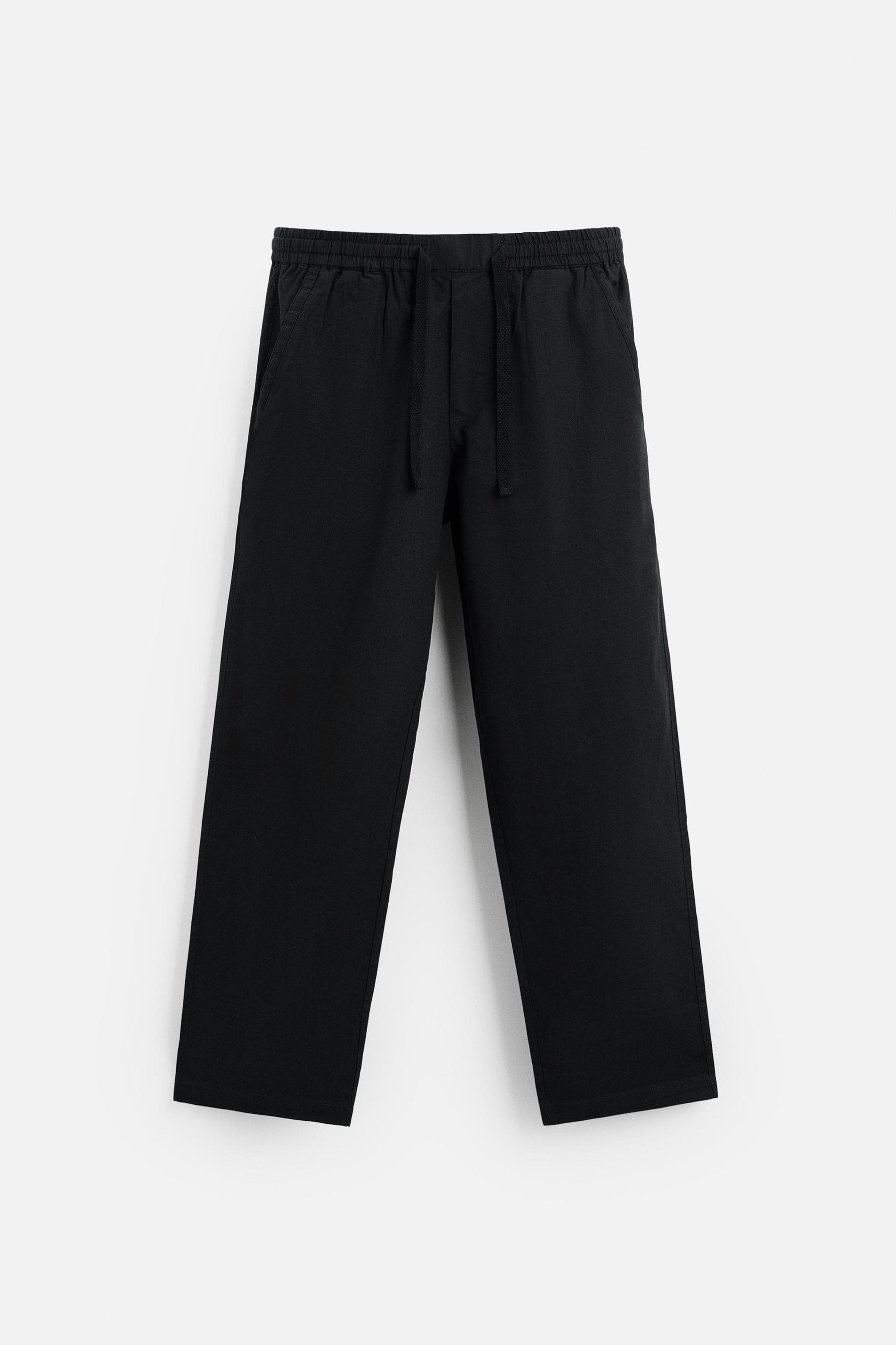COTTON-LINEN RELAXED FIT TROUSERS - Image 7