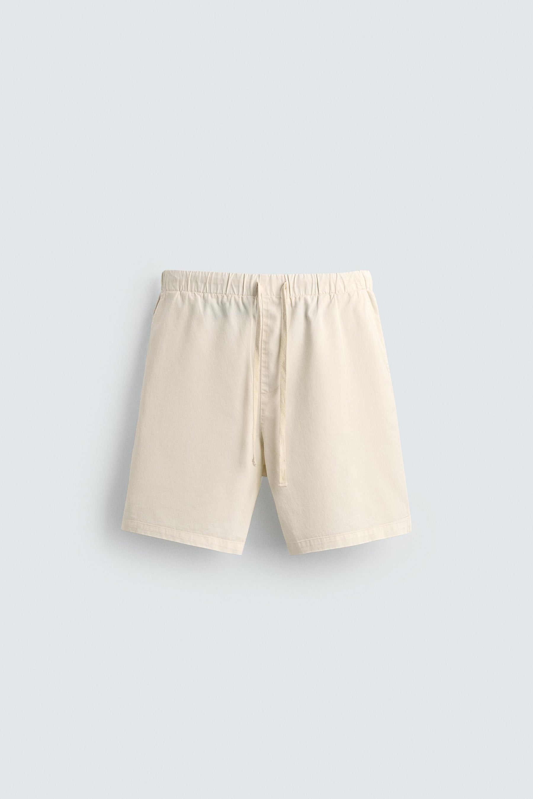 LYOCELL-COTTON RELAXED FIT BERMUDA SHORTS - Image 6