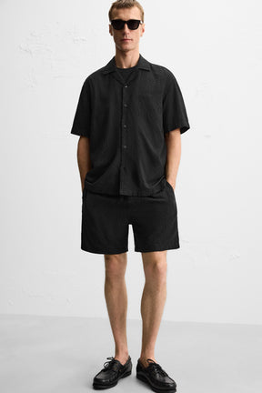 GEOMETRIC JACQUARD BERMUDA SHORTS - Image 6