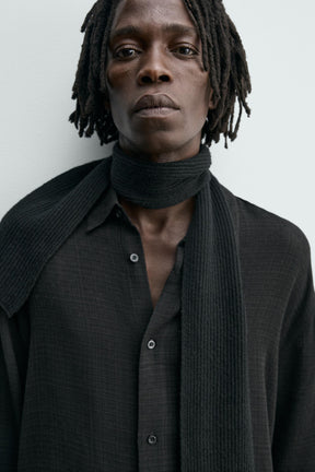 VISCOSE/COTTON TEXTURED SHIRT - Image 6