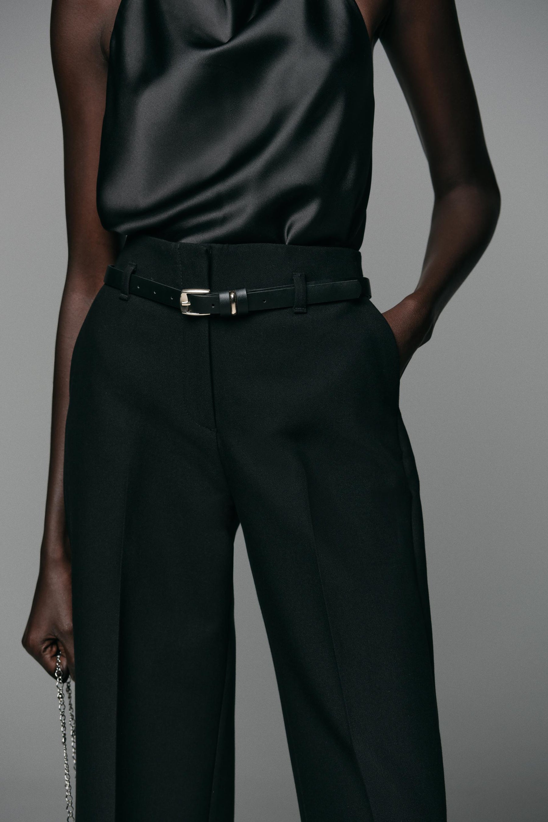 Turn-Up Hem Trousers