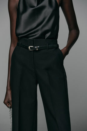 Turn-Up Hem Trousers