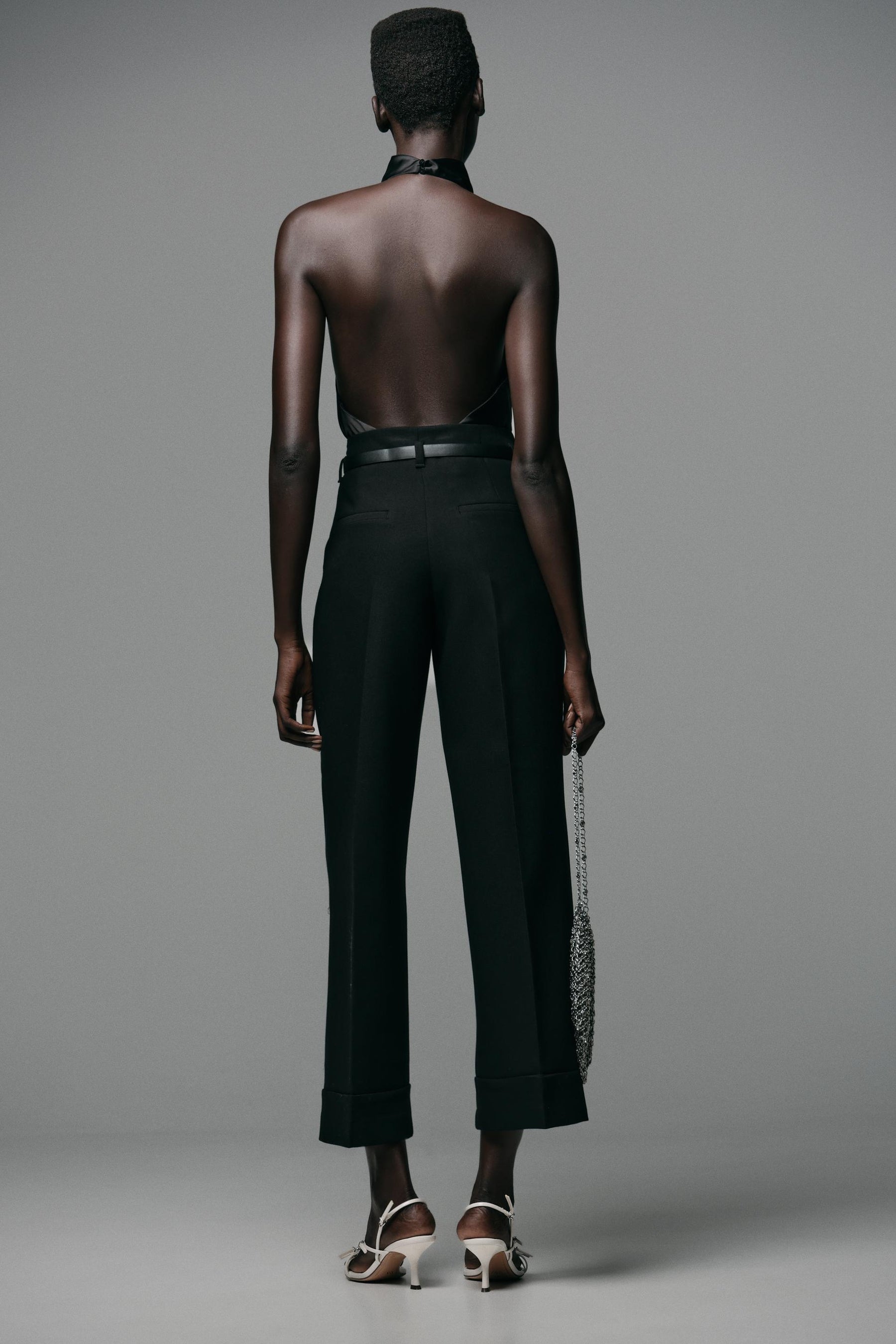 Turn-Up Hem Trousers