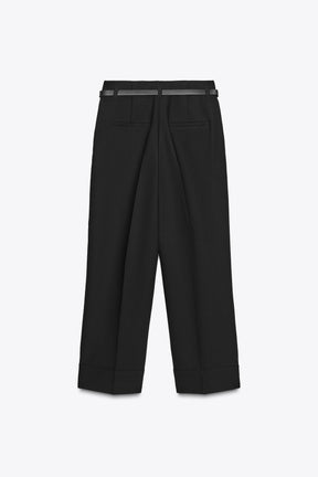 Turn-Up Hem Trousers