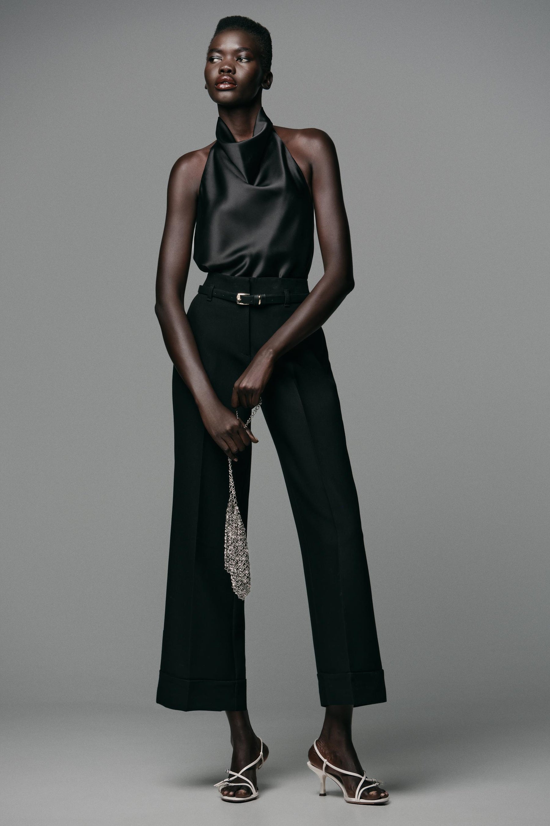 Turn-Up Hem Trousers