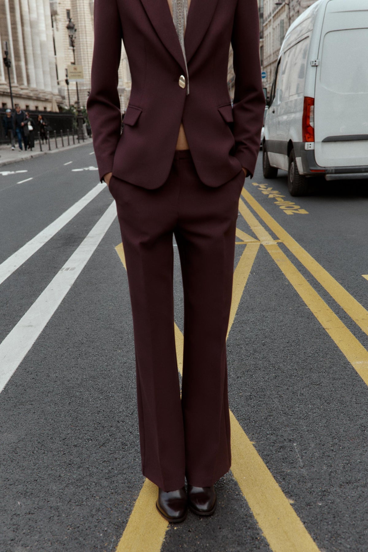 Straight-leg Trousers