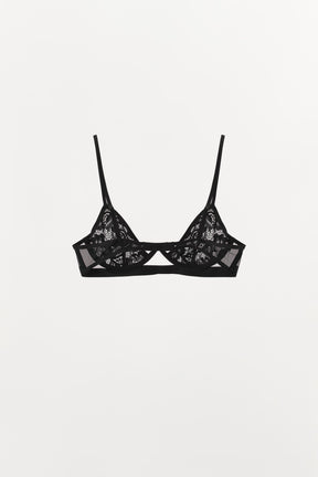 Lace underwired bra