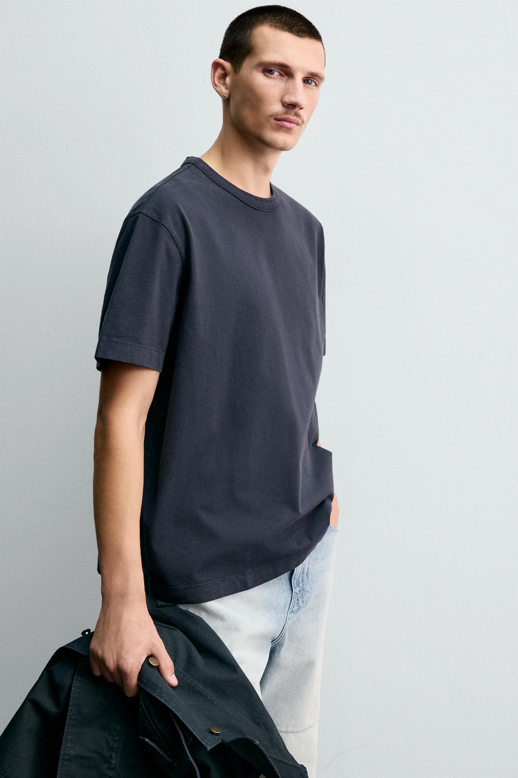 RELAXED FIT T-SHIRT WITH BINDING - Image 6