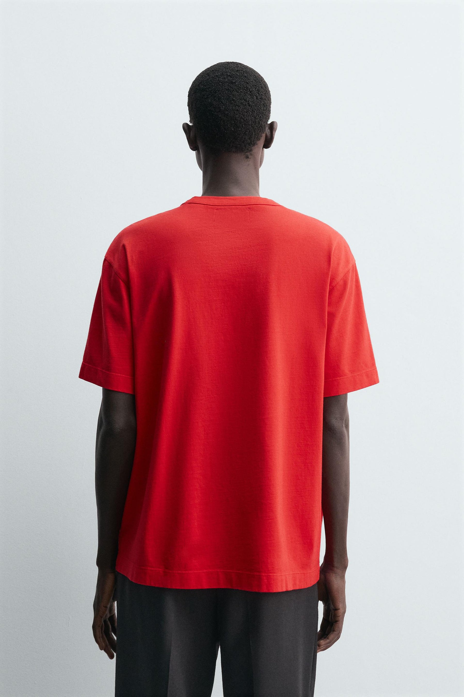 RELAXED FIT T-SHIRT WITH BINDING - Image 3