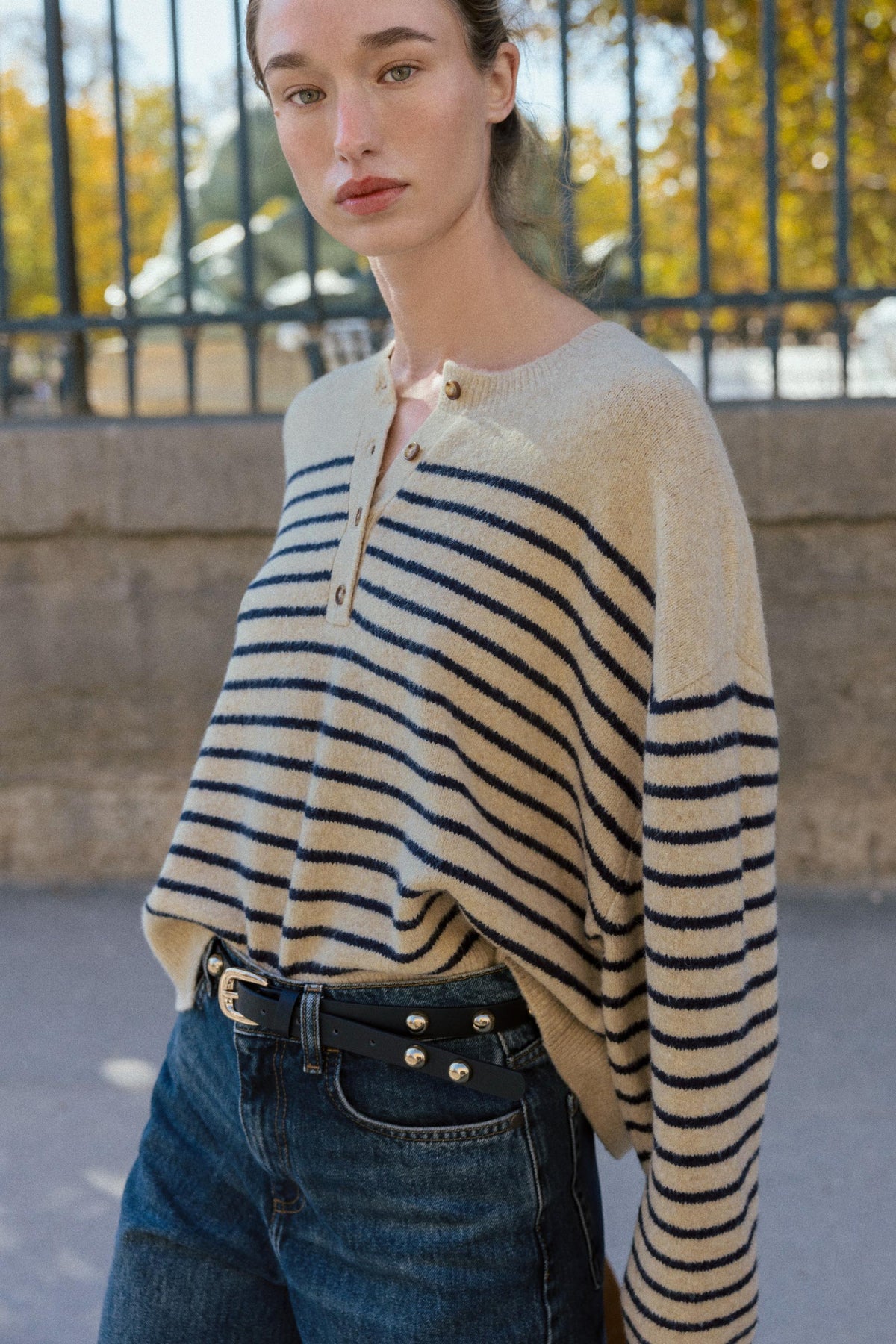 Striped Knit Jumper