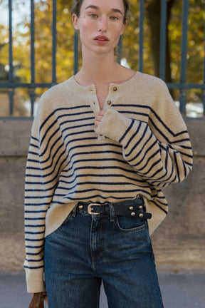 Striped Knit Jumper
