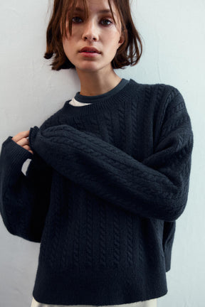 Cable-Knit Jumper