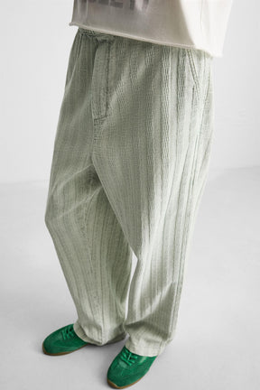 RELAXED FIT JACQUARD TROUSERS - Image 6