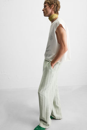 RELAXED FIT JACQUARD TROUSERS - Image 7