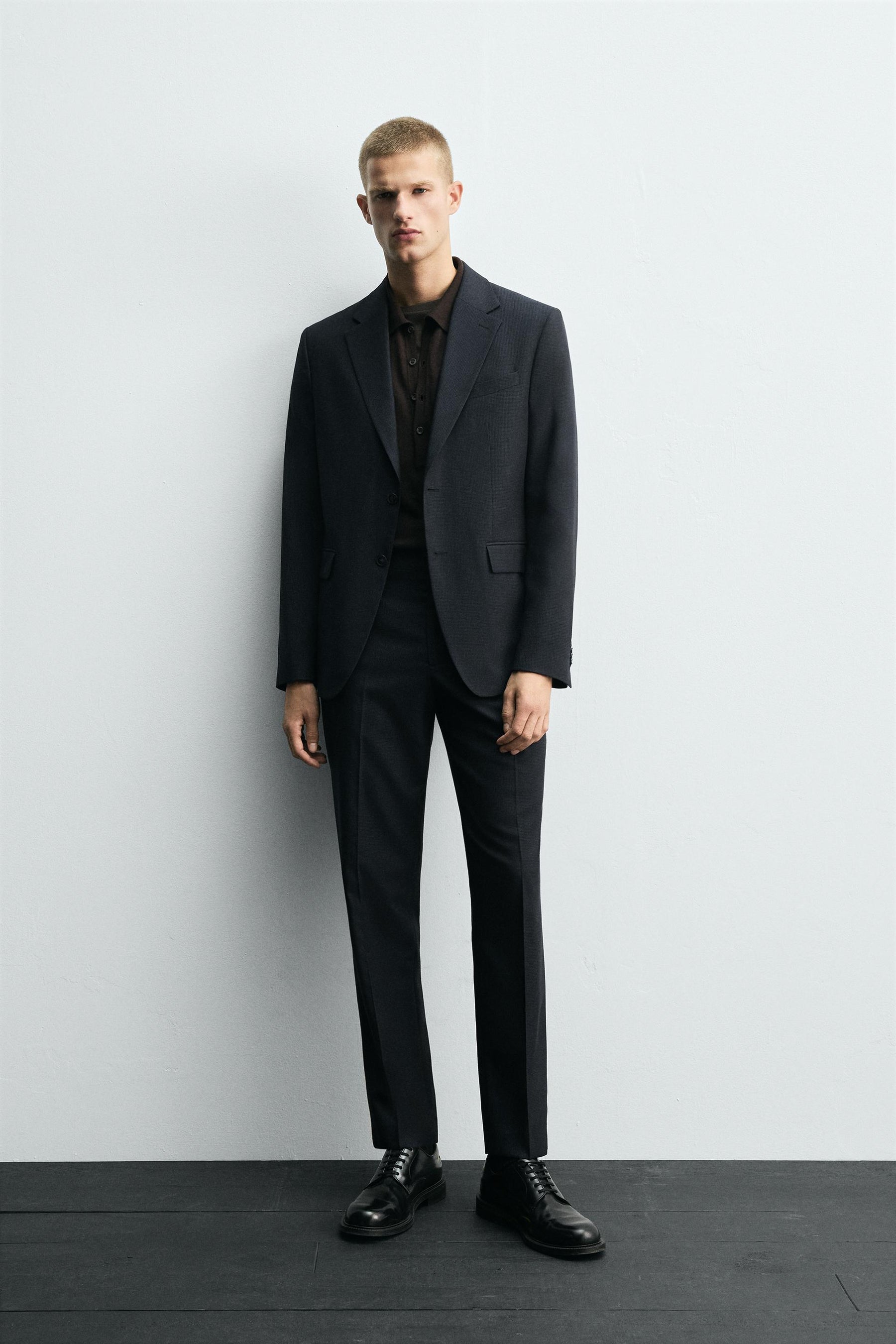 HOUNDSTOOTH SUIT TROUSERS - Image 1