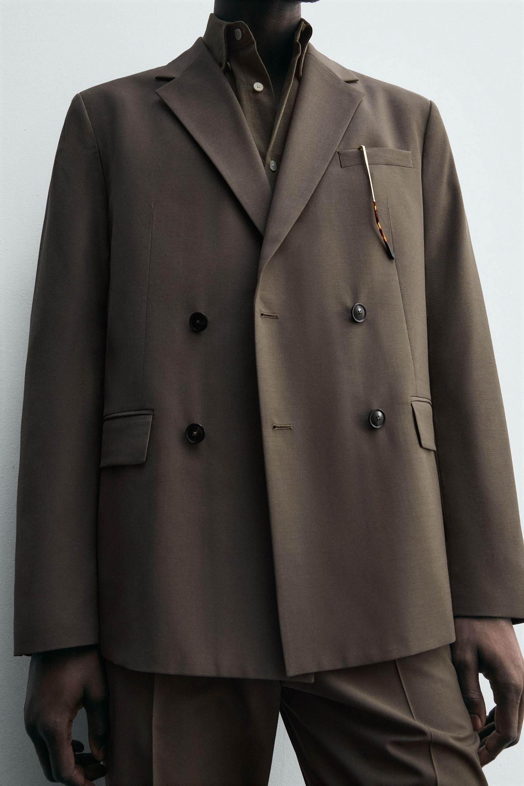 DOUBLE-BREASTED SUIT BLAZER - Image 6