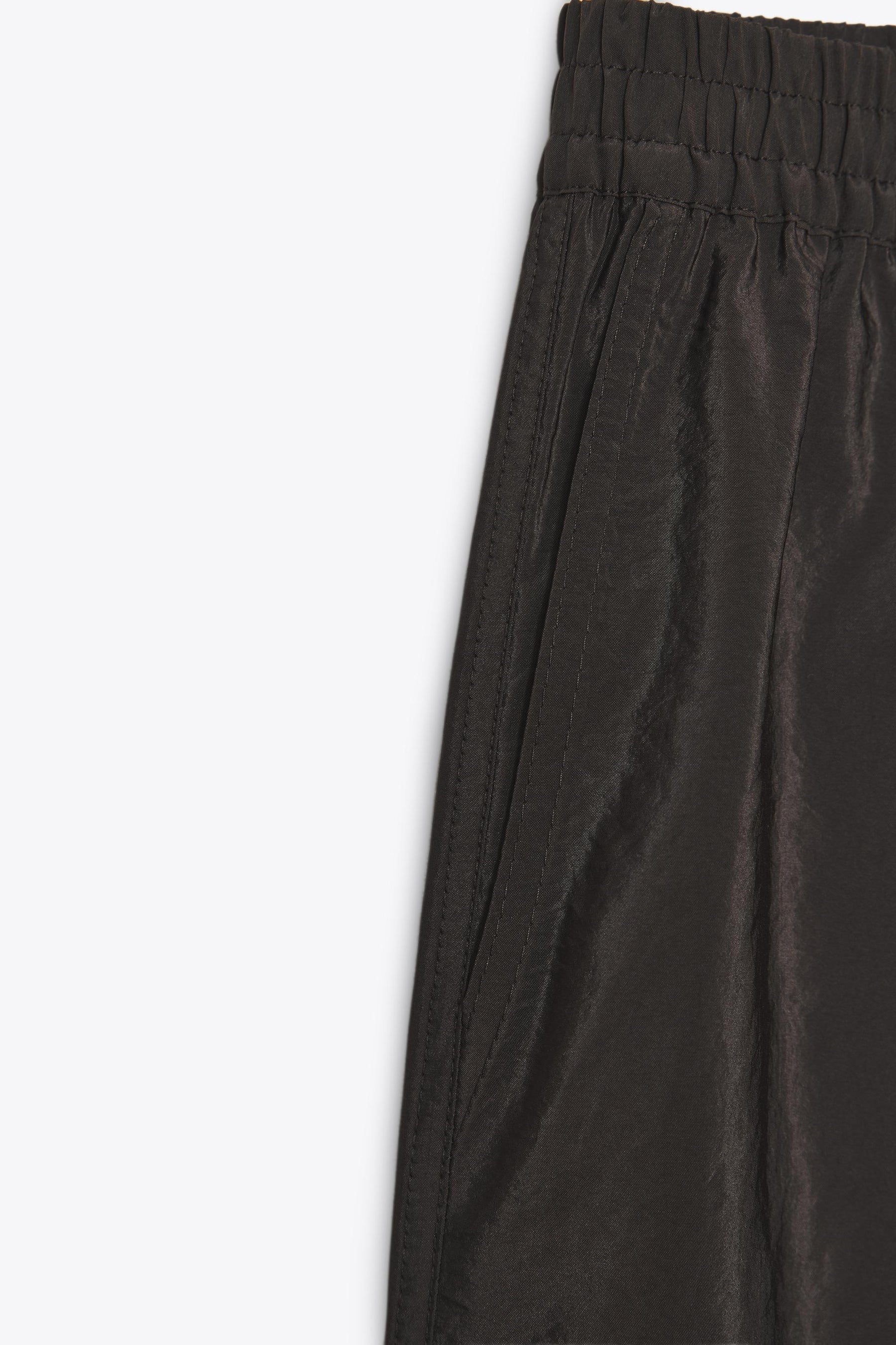 Elastic Waist Wide Trousers