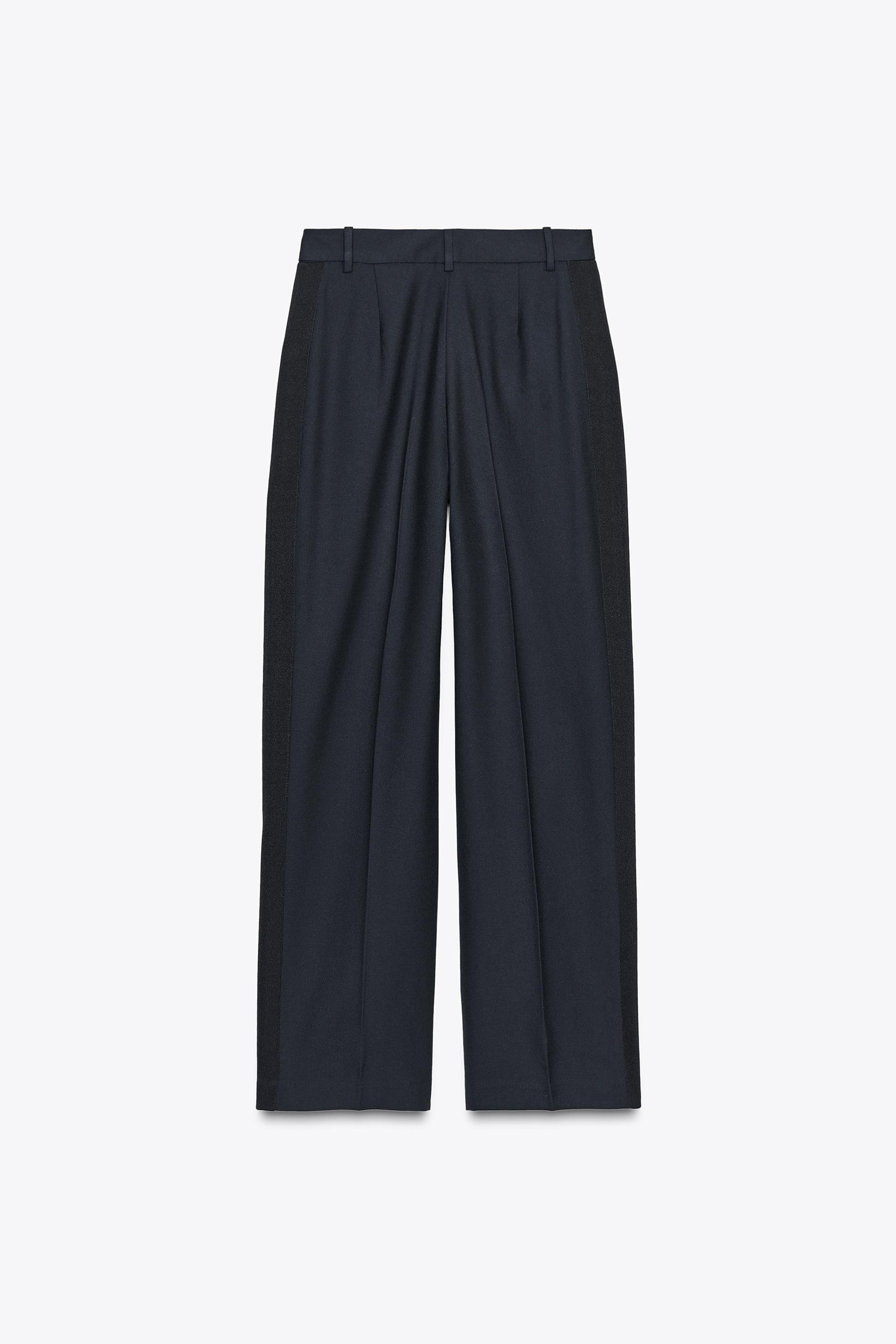 Striped side trousers
