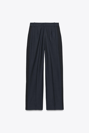 Striped side trousers
