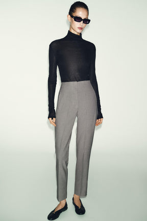 High-Waist Trousers