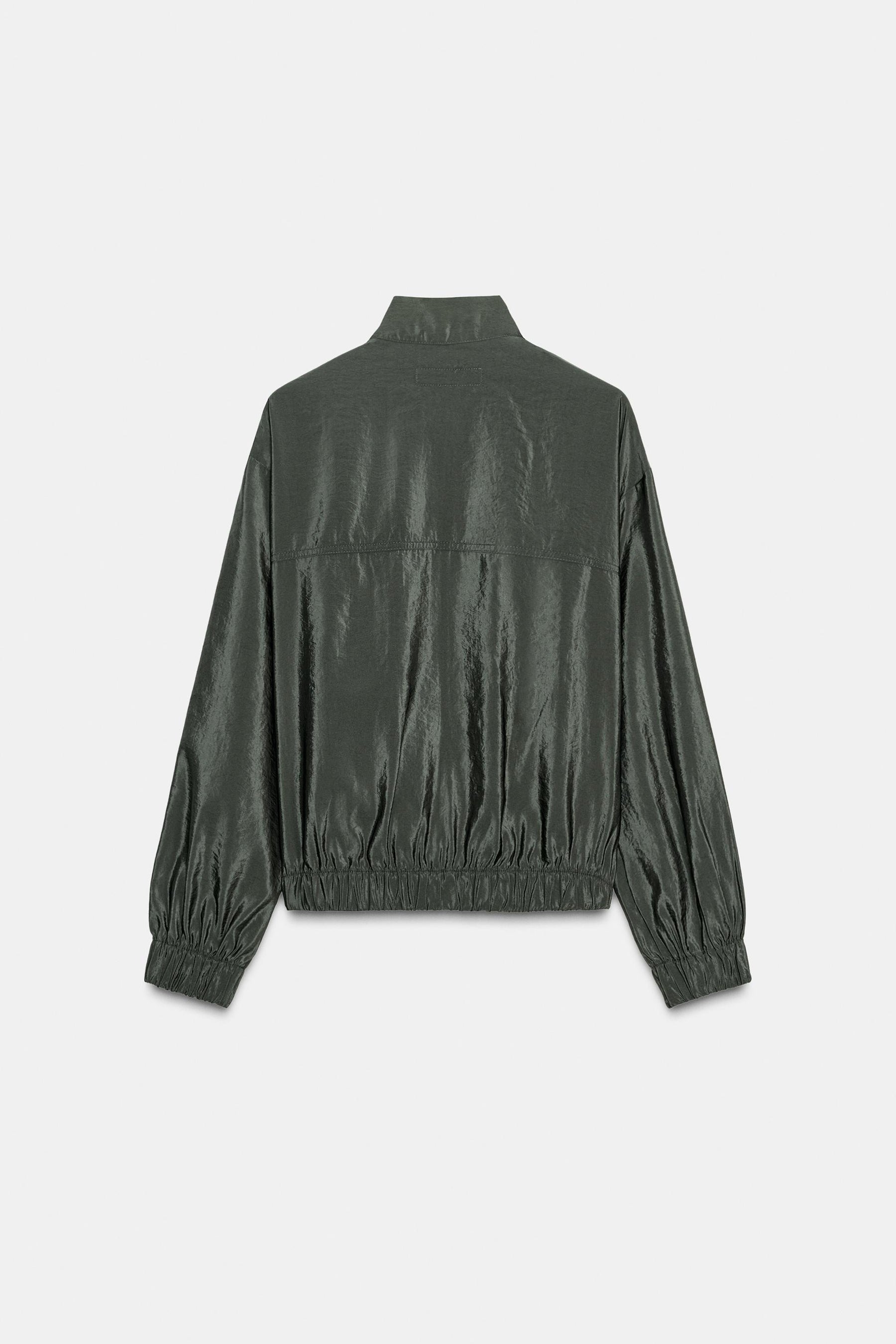 High-Neck Bomber Jacket