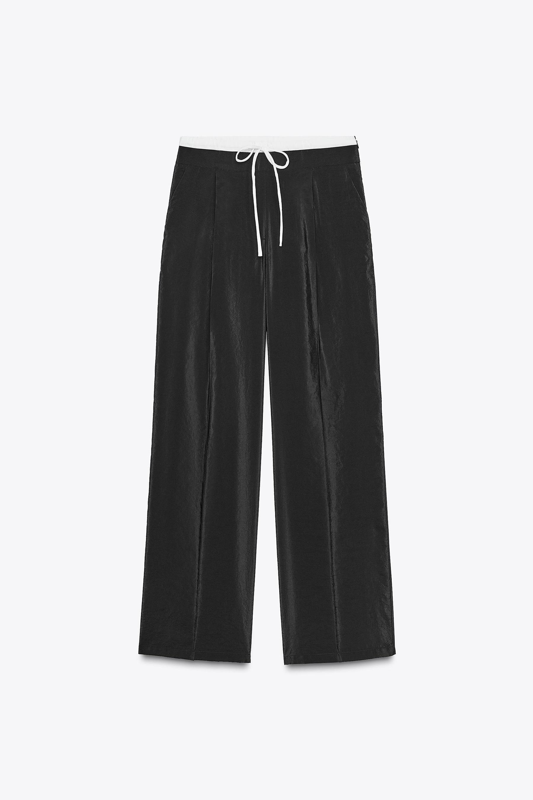 WIDE-LEG TROUSERS WITH WAIST