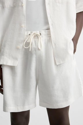 100% LINEN BERMUDA SHORTS - Image 5