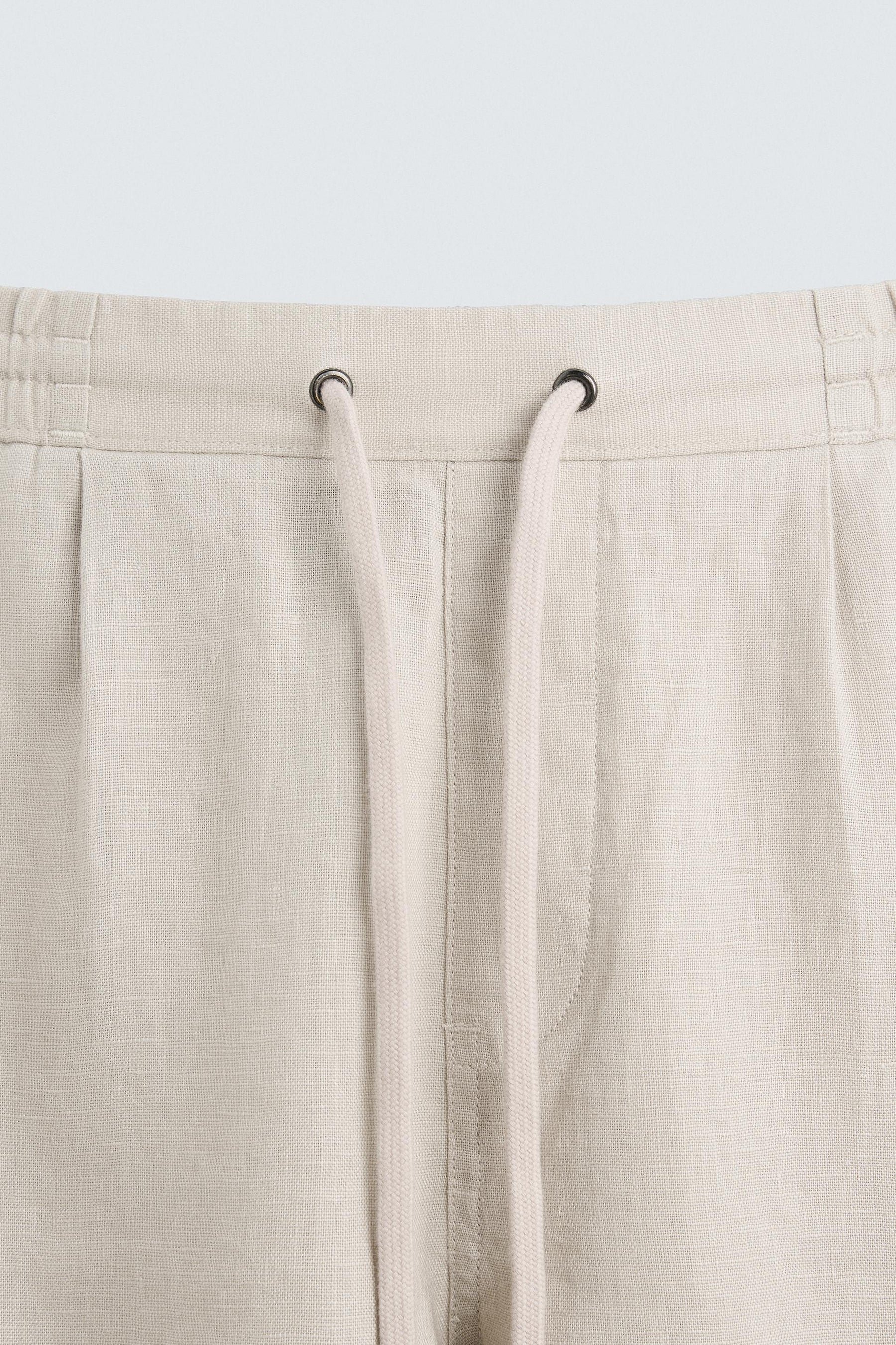 100% LINEN BERMUDA SHORTS - Image 8
