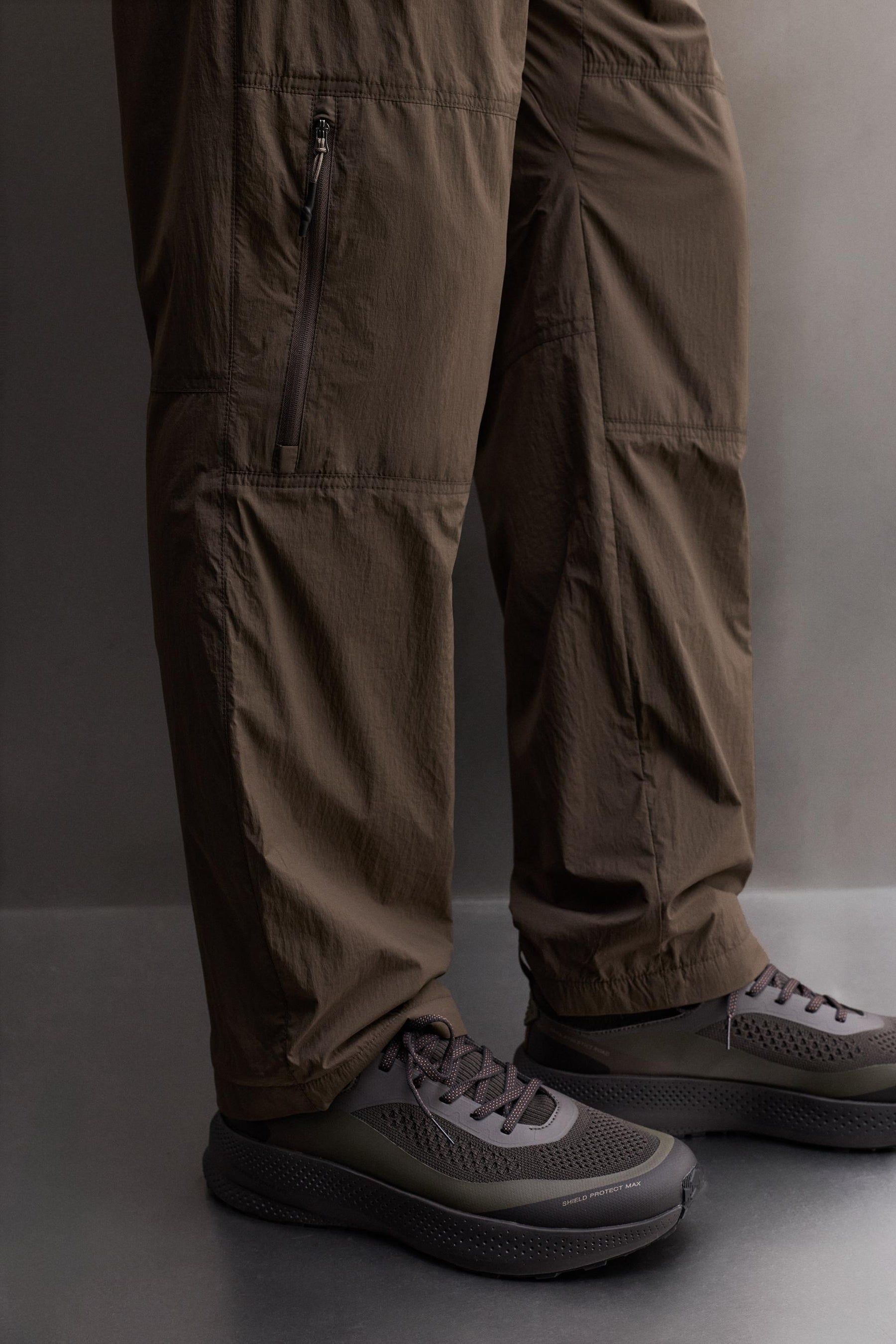 CONTRAST LINING CARGO TROUSERS - Image 5