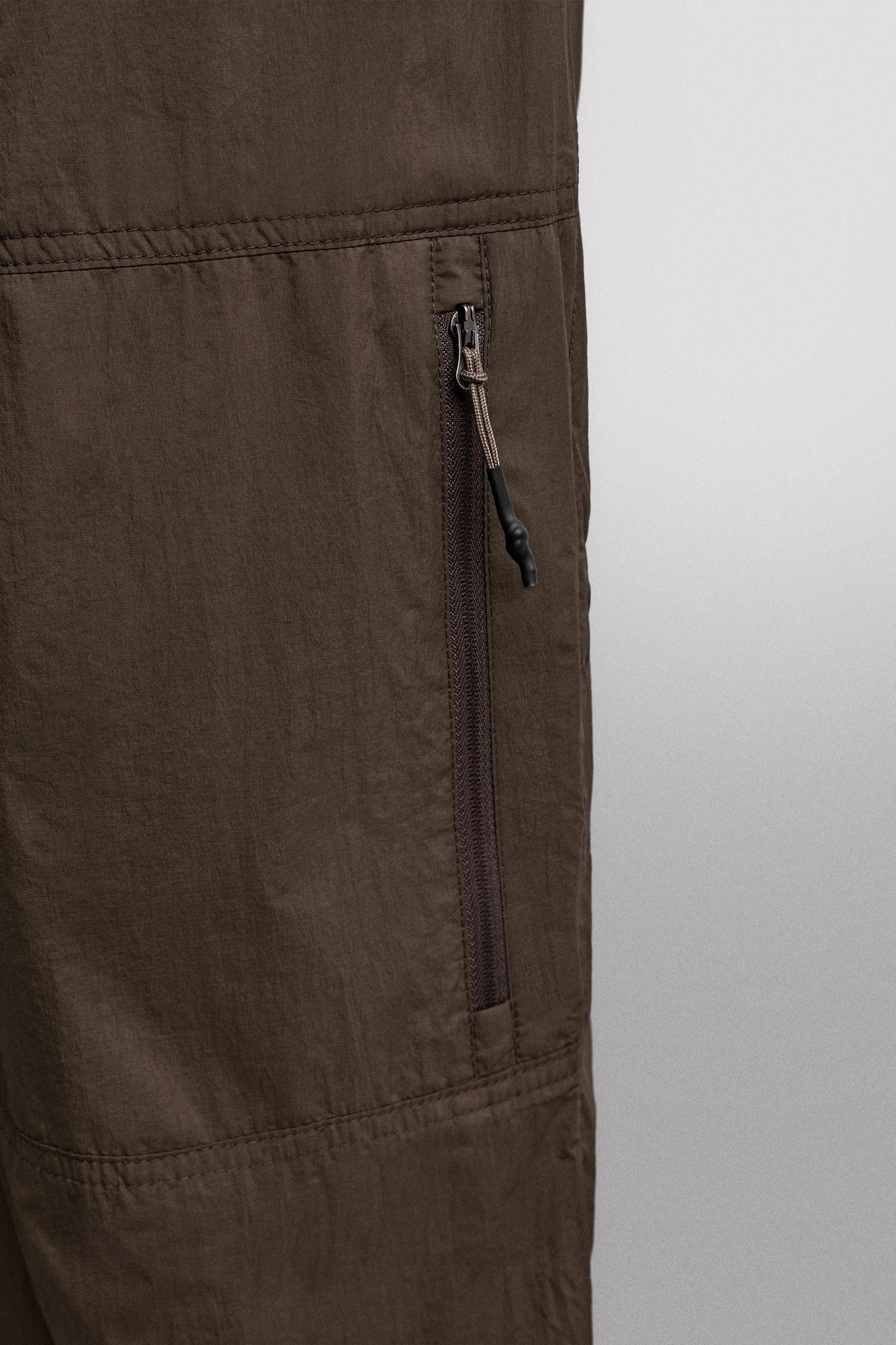 CONTRAST LINING CARGO TROUSERS - Image 9