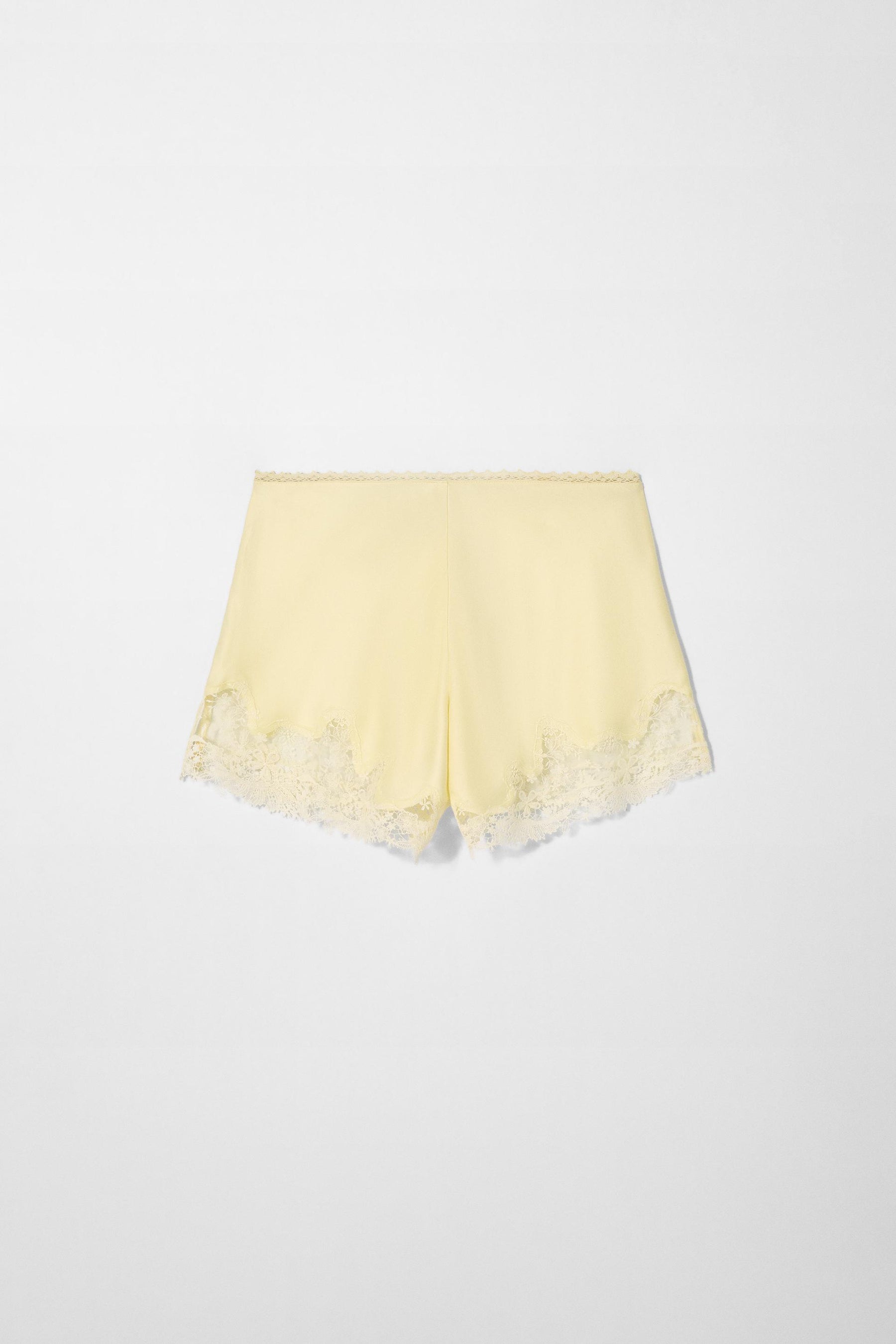 SILK LINGERIE SHORTS