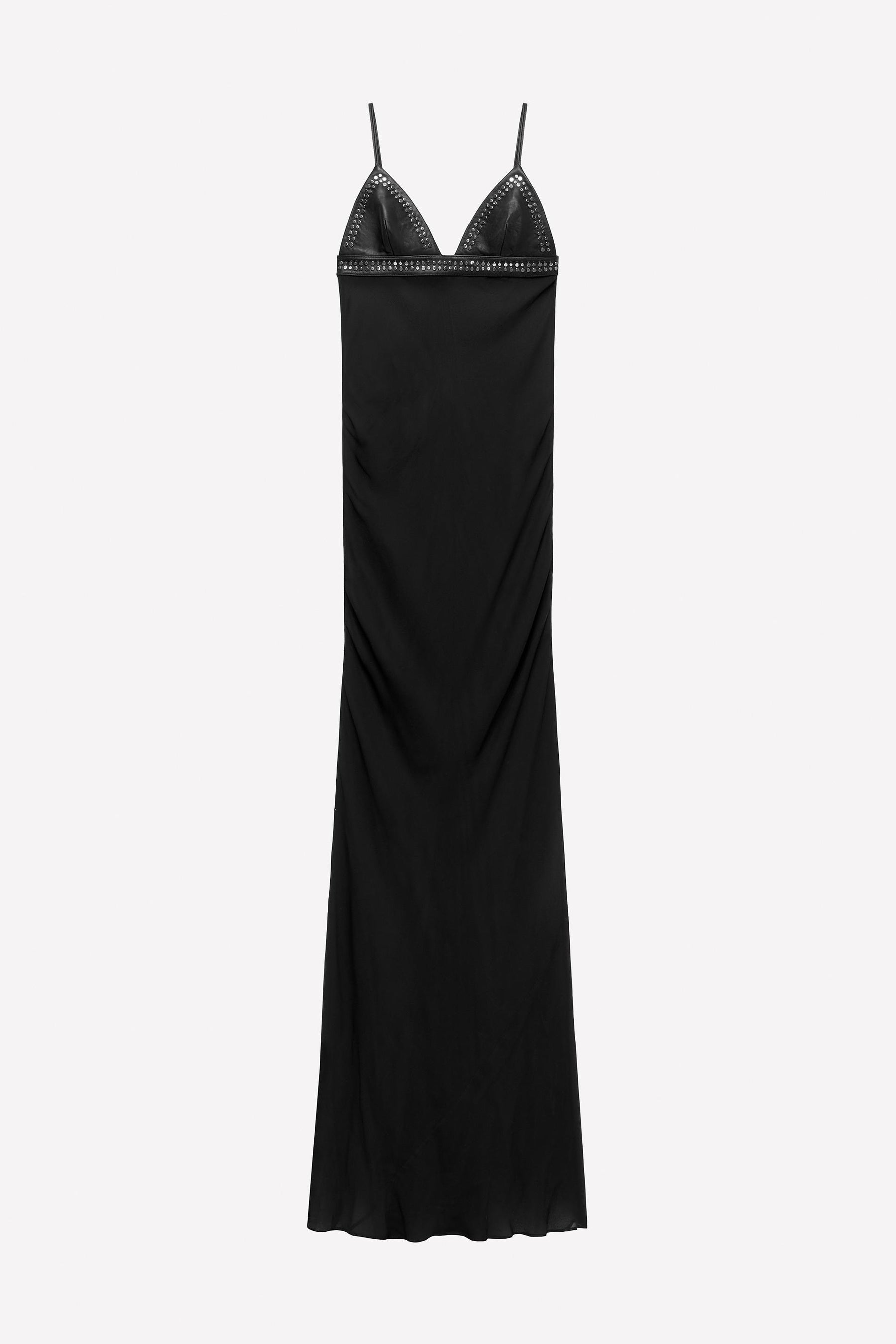 CONTRAST LEATHER DRESS LUDOVIC DE SAINT SERNIN x - Image 1