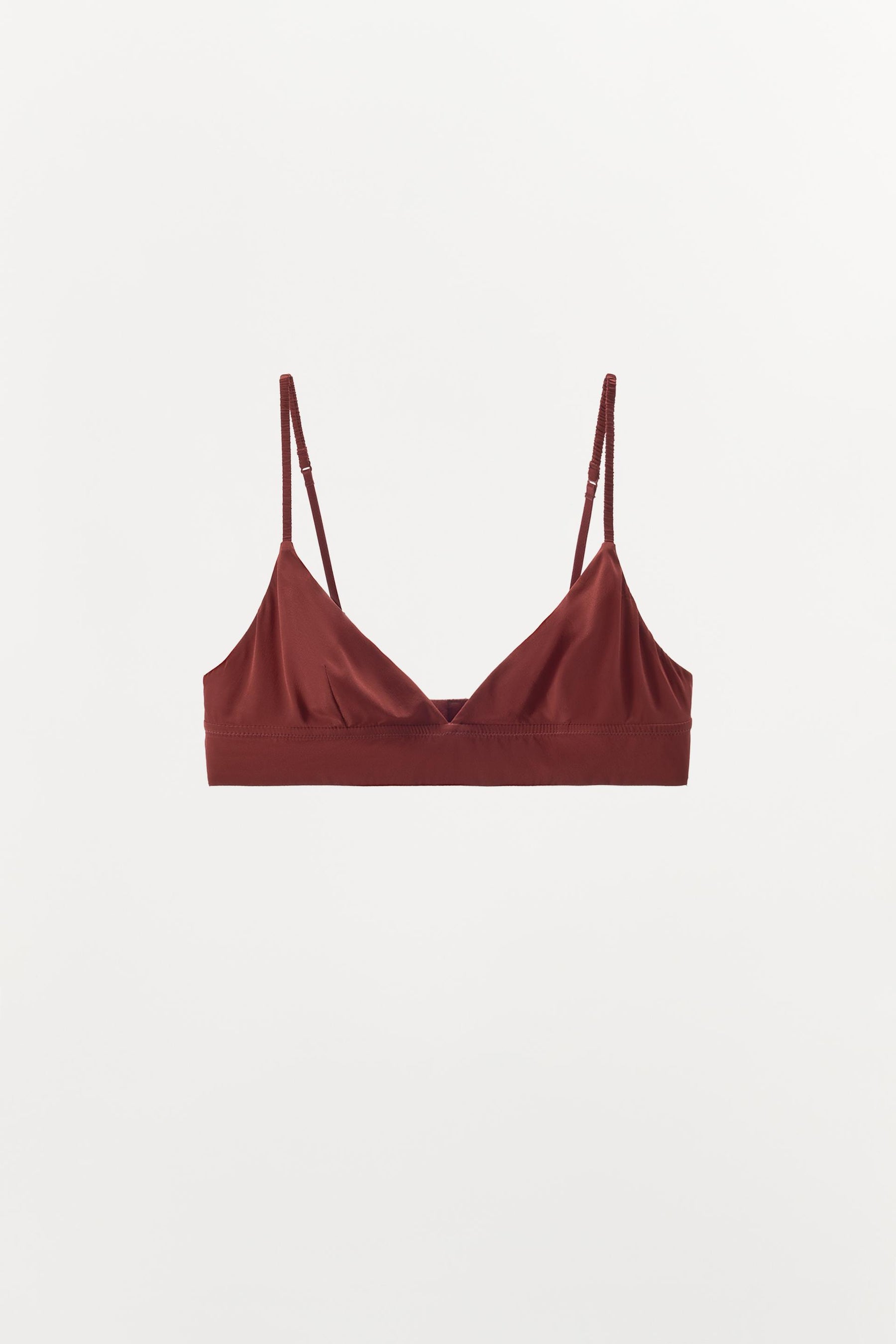 SILK TRIANGLE BRALETTE