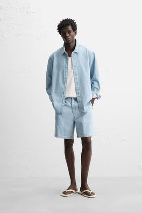 DENIM SHORTS - Image 1