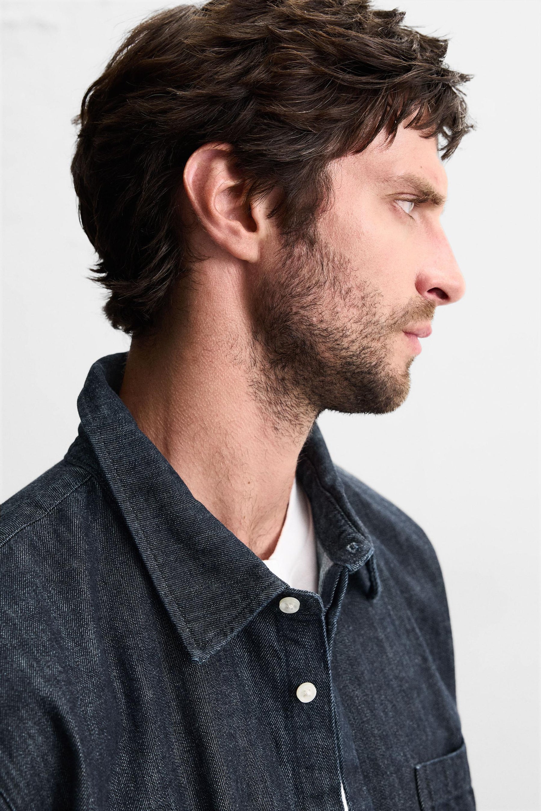 RELAXED FIT DENIM SHIRT - Image 6