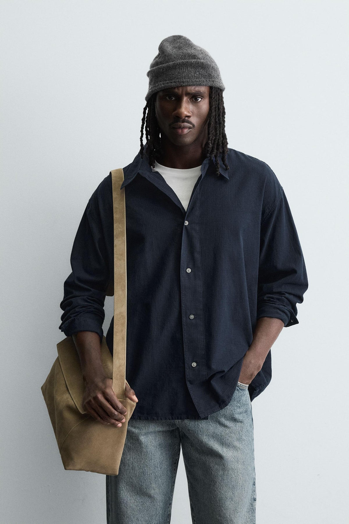 RELAXED FIT CHECK SHIRT - Image 2